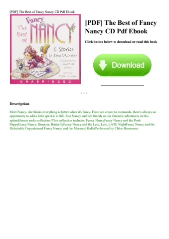 [pdf] the best of fancy nancy cd pdf ebook