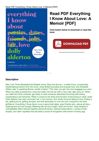 read pdf everything i know about love a memoir [pdf]