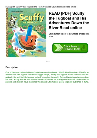 read [pdf] scuffy the tugboat and his adventures down the river read online