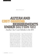 Altera And Cost-Sharing Requirements Under Section 482 By Jerald David August