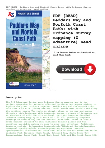 pdf [read] peddars way and norfolk coast path with ordnance survey mapping (z adventure) read online