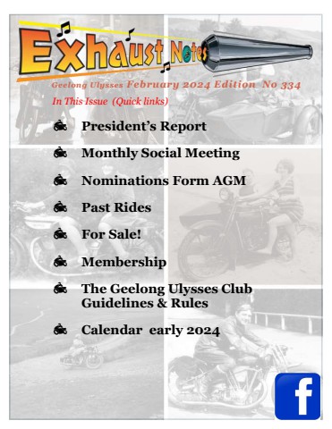 February 2024 Exhaust Notes  Edition 334 February