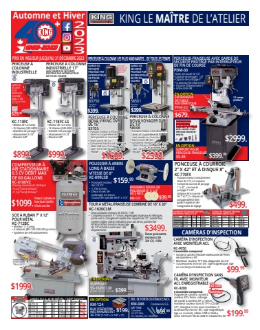 MP Distributeur • Circulaire Métal King Canada 2023