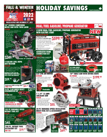 Ottawa Fasteners Consumer Fall Flyer 2022