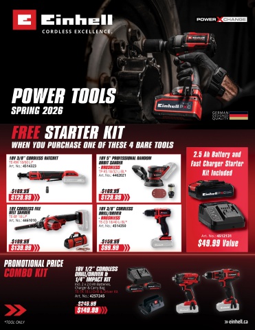 Einhell Spring Power Tools Flyer 2026