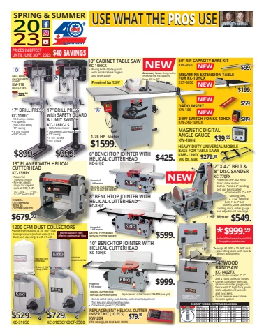 King Canada Wood Flyer • Ottawa Fasteners (Tool & Equip. Store)