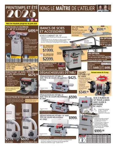 General Surplus 2000 • Circulaire Bois Printemps:Été King Canada 2025