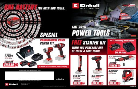 Walkerton Timber Mart • Einhell Flyers Power Tool Fall/Winter 2025