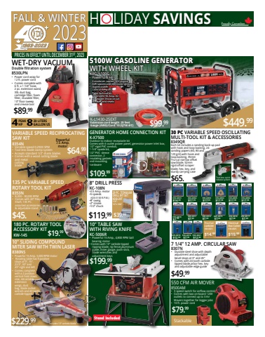 King Canada Consumer Flyer Fall:Winter 2023