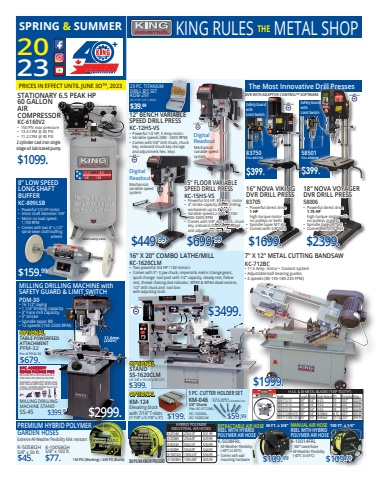 King Canada Metal Flyer • Ottawa Fasteners (Tool & Equip. Store)