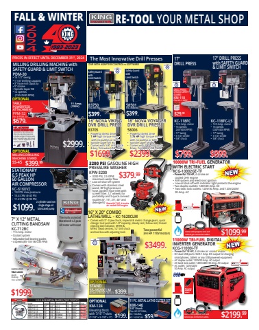 Rayner's Automotive - King Canada Metal Flyer 2024