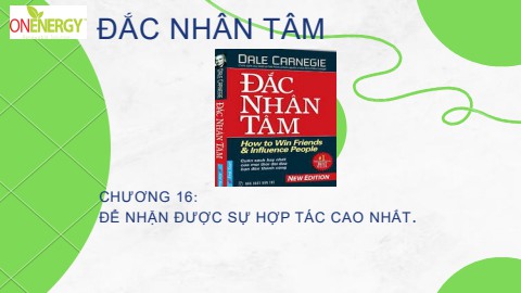 Chuong 16- Để nhận được sự hợp tác cao nhất-Võ Duy Thích