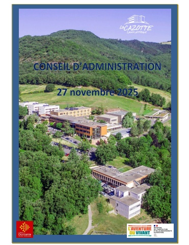 Document préparatoire CA du 27 novembre 2025