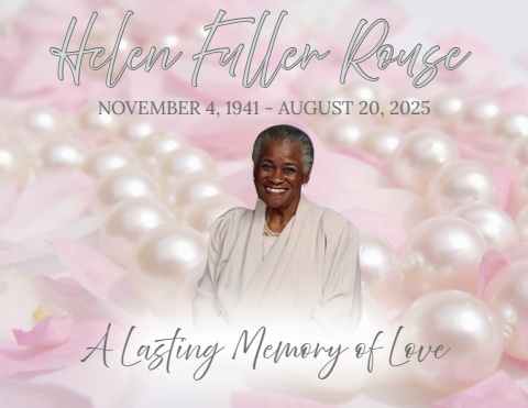 Draft Memory Book for Helen Fuller Rouse