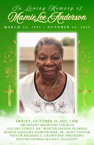 program for mamie lee anderson 2025