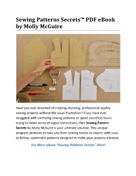 Sewing Patterns Secrets™ PDF eBook by Molly McGuire