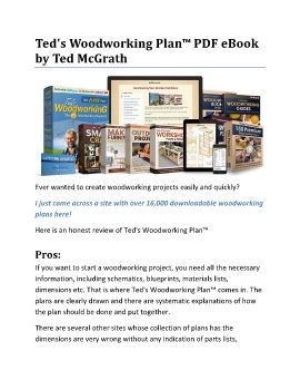 Ted's Woodworking Plans™ PDF eBook by Ted McGrath