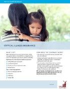 CRITICAL ILLNESS INSURANCE