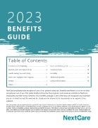 NextCare 2023 Benefits Guide 