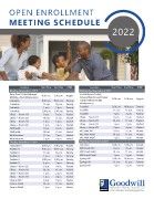 Goodwill 2022 Enrollment Meetings