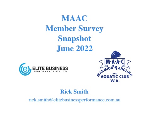 MAAC Survey Results Snapshot 2022