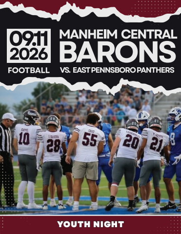 manheim central football september 11, 2026