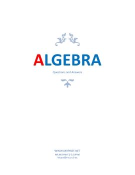 GAT  ALGEBRA