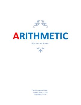 ARTHMETIC OPERATION