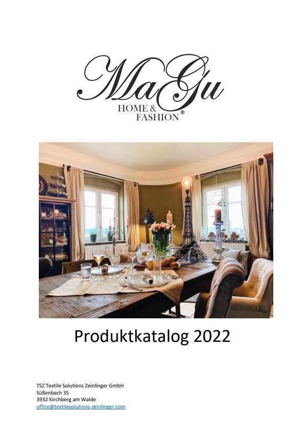 MaGu Home & Fashion Produktkatalog 2022