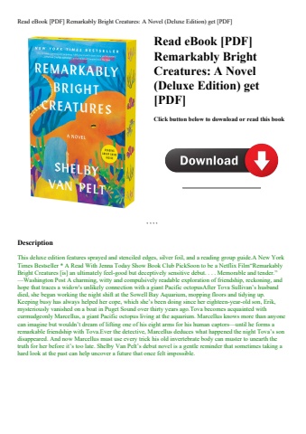 read ebook [pdf] remarkably bright creatures a novel (deluxe edition) get [pdf]
