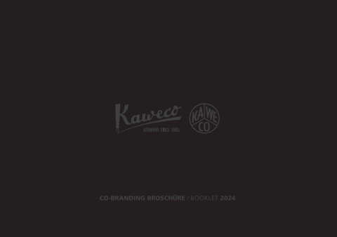 Kaweco Co-Branding Booklet 2024