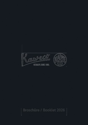 Kaweco Broschüre / Booklet 2026