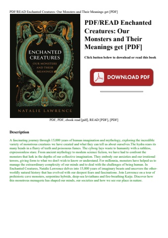 pdfread enchanted creatures our monsters and their meanings get [pdf]