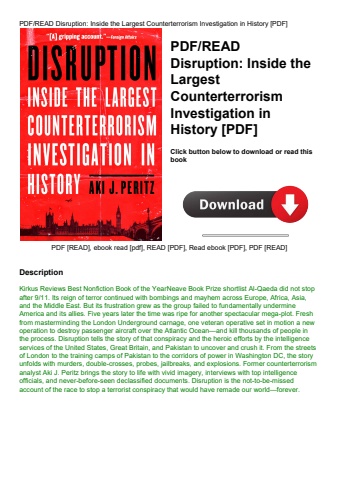pdfread disruption inside the largest counterterrorism investigation in history [pdf]