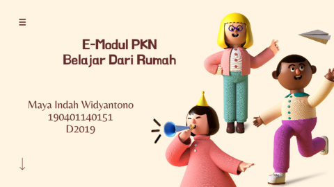 Maya Indah Widyantono (190401140151) E-Book PKN