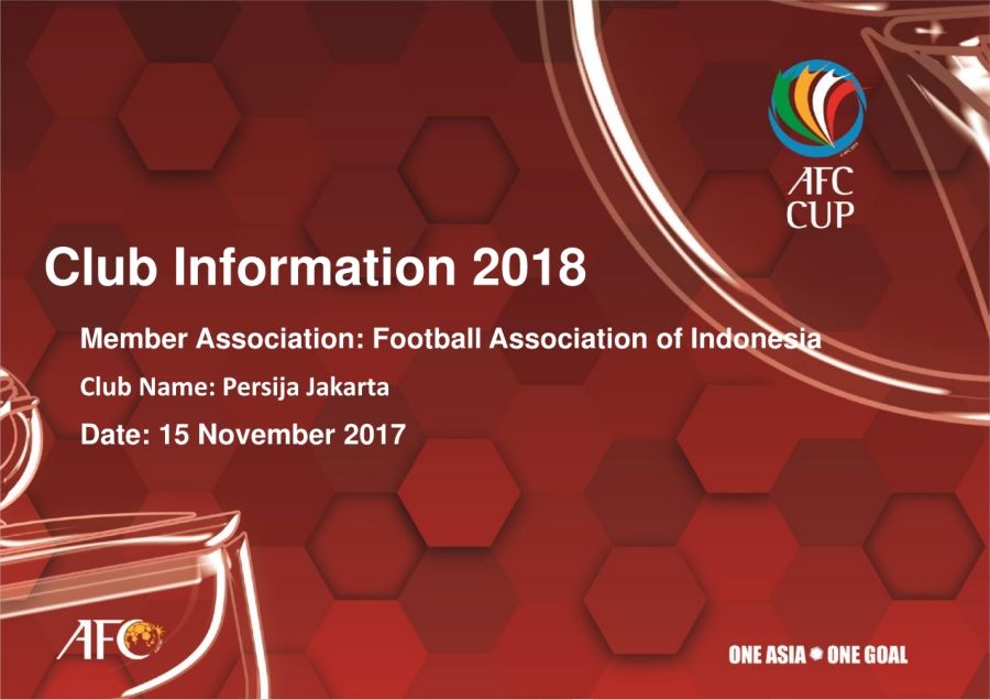AFC Cup Club Information 2018