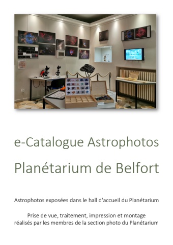 e-Catalogue Astrophotos Planétarium de Belfort