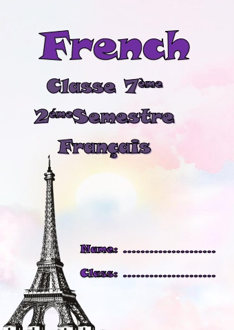 French - Grade 7 - second term -2025