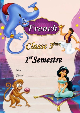 french booklet grade 3 - first term 2026-2027