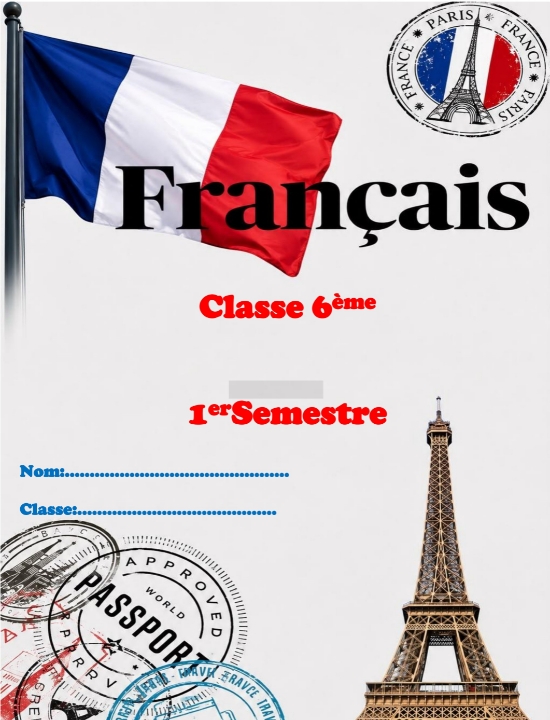 french booklet grade 6 - first term 2026-2027