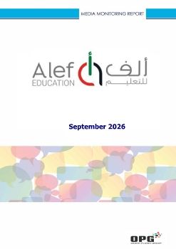 ALEF EDUCATION PR REPORT - SEPTEMBER 2026