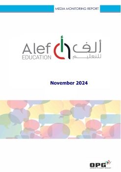 ALEF EDUCATION PR REPORT NOVEMBER 2024