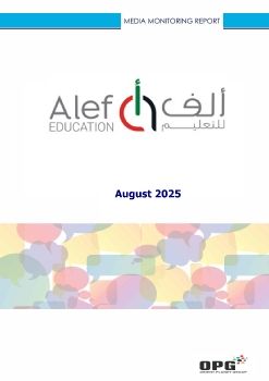 ALEF EDUCATION PR REPORT - AUGUST 2025