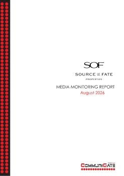 SOF PR REPORT AUGUST 2026
