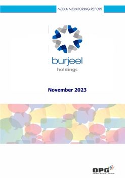 BURJEEL HOLDINGS PR REPORT NOVEMBER 2023