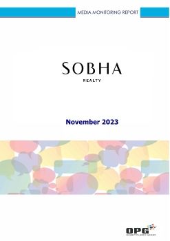 SOBHA REALTY PR REPORT NOVEMBER 2023