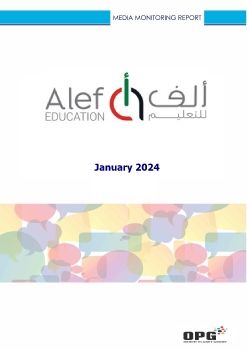 ALEF EDUCATION PR REPORT - JANUARY 2024