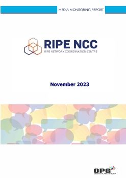 RIPE NCC PR REPORT - NOVEMBER 2023