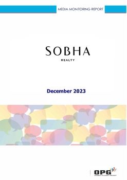 SOBHA REALTY PR REPORT - DECEMBER 2023