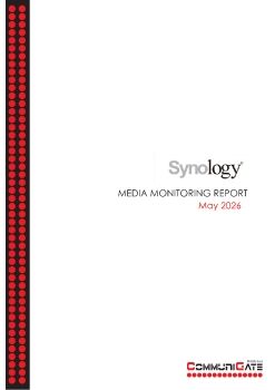 SYNOLOGY PR REPORT - MAY 2026